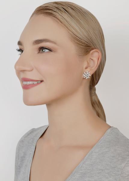 White - Magic Fireball MINI - Konplott earrings